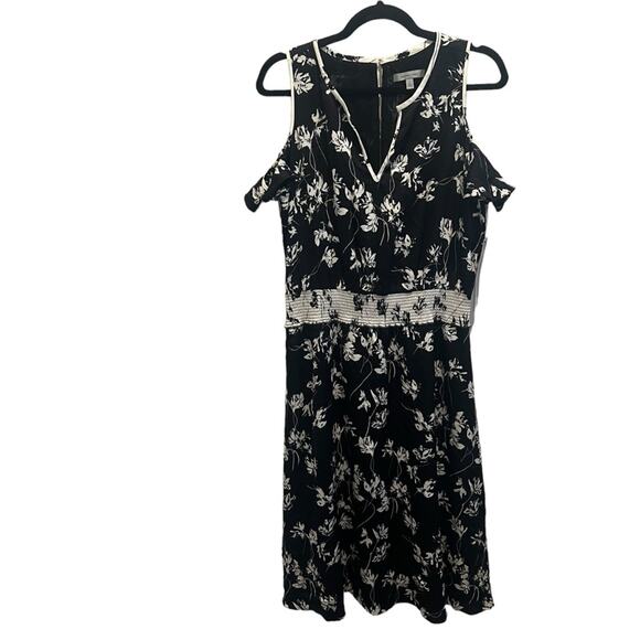 NWT Classiques Entier 12 MRSP $299 Stretch Midi Dress Ruched Waist - Picture 1 of 10